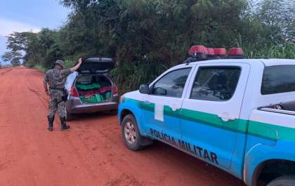 Adolescente é preso com 325 kg de droga, o jovem viajou de MG a MS trocando a placa do carro