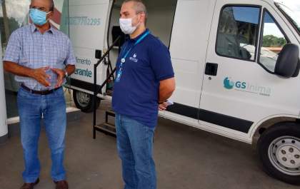 GS Inima Samar disponibiliza veículo refrigerado para vacinação