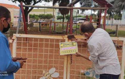 Paulo Boaventura manda interditar parque infantil da Praça Matriz