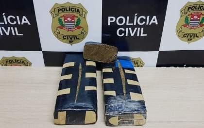 Polícia Civil apreende 2,7kg de maconha em Andradina