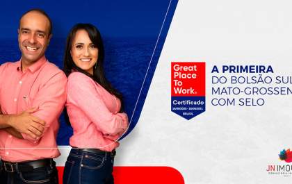 JN Imóveis é a primeira imobiliária do bolsão sul-matogrossense a receber o selo Great Place To Work