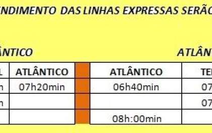TUA vai implantar ‘linhas expressas’ no transporte coletivo
