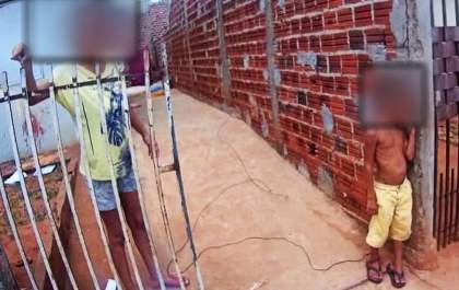 Criança de 6 anos é encontrada amarrada pelo tornozelo em muro, mãe foi presa no interior de PR