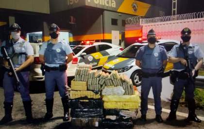 Homem é preso com quase 240 quilos de maconha na Assis