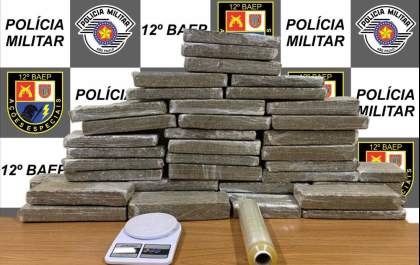 Três são presos com mais de 40 quilos de maconha no Santana