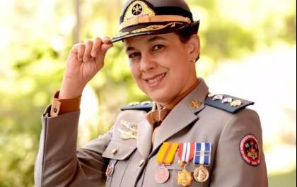 Conheça a primeira mulher comandante de MS