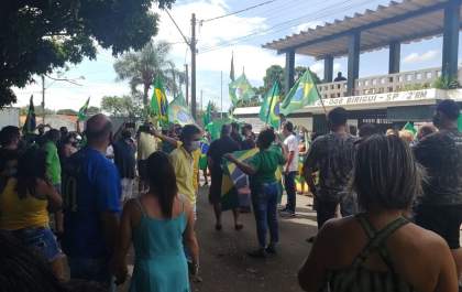 Birigui tem ato contra o governador Doria e o STF e a favor de Bolsonaro