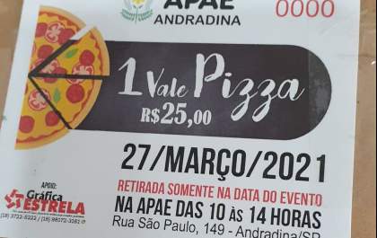 Apae remarca data da tradicional Pizza