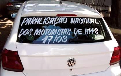 Motoristas de aplicativos de Araçatuba participam de manifestação nacional