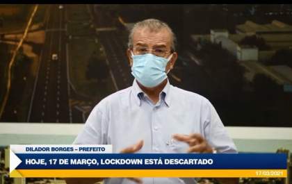 Dilador grava vídeo para desmentir lockdown