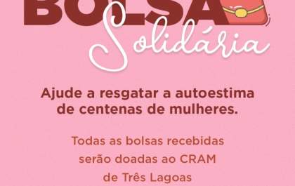Shopping promove ação social 'Bolsa Solidária'
