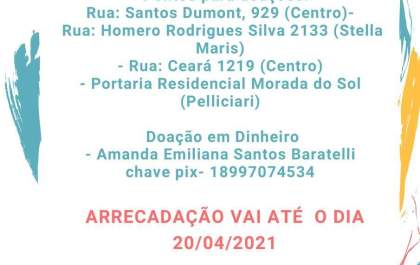 Grupo de amigos se unem para ação solidária