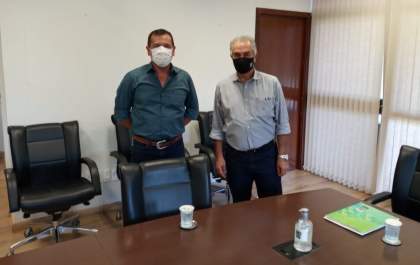 Comandante do 2º BPM é recebido pelo Governador do Estado