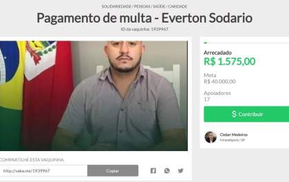 Prefeito de Mirandópolis ganha ‘vaquinha virtual’ para pagar multa que recebeu da Justiça