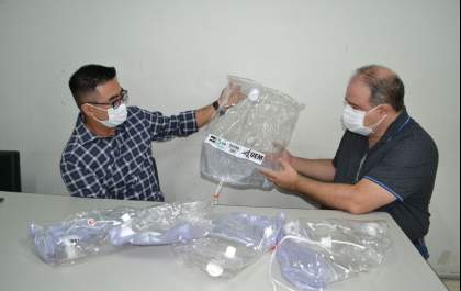 Santa Casa de Penápolis recebe capacetes de oxigênio desenvolvidos pela UEM