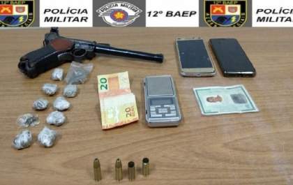 Adolescente de 14 anos é apreendido com pistola
