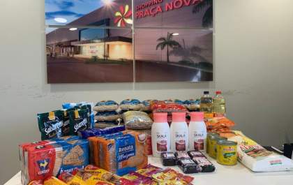 Lojistas doam quase 2 toneladas de alimentos para instituições de Araçatuba