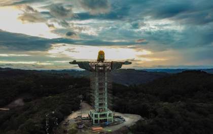 Cidade no Sul do Brasil terá estátua de Cristo maior que a do Rio