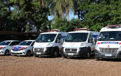 Três Lagoas passa a contar com 15 veículos para auxiliar no atendimento à saúde