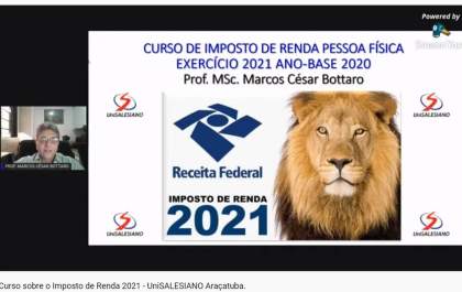 Imposto de Renda é tema de capacitação promovida pelo Unisalesiano