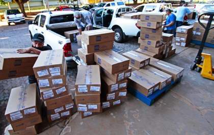MS recebe 338.130 medicamentos do kit intubação
