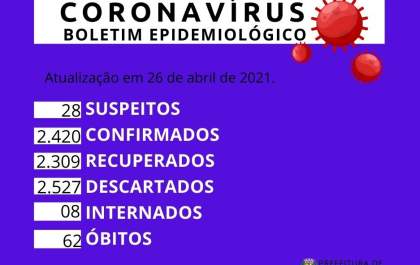 Guararapes comunica nova morte e chega a 62 vítimas da covid-19