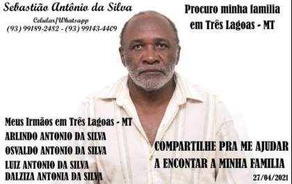 Idoso do Pará pede ajuda para encontrar familiares em TL