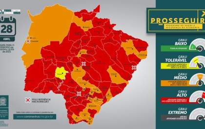 TL continua na bandeira vermelha: risco alto de contaminação da covid 19