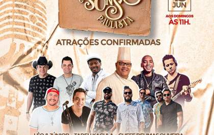 Festival on-line une cultura e culinária paulista
