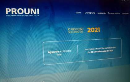Começam inscrições para bolsas remanescentes do Prouni