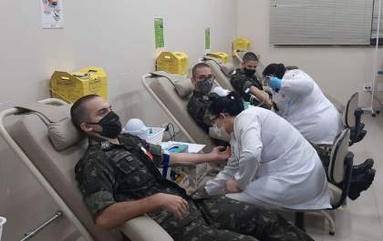 Tiro de Guerra de Araçatuba participa de campanha de doação de sangue