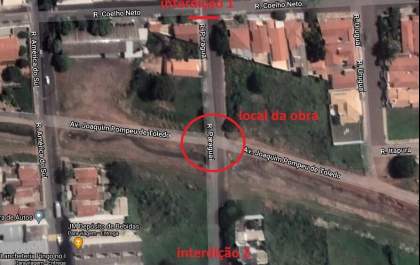 Trecho da rua Paraguai ficará interditado até domingo