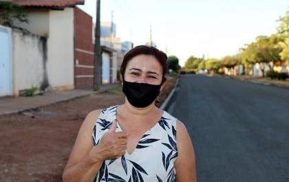 Mais de 2km de vias serão asfaltadas no bairro Vila Nova na próxima semana