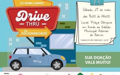 GS Inima Samar promove drive-thru para arrecadar alimentos