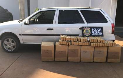 Polícia Federal de Três Lagoas apreende 200 quilos de maconha