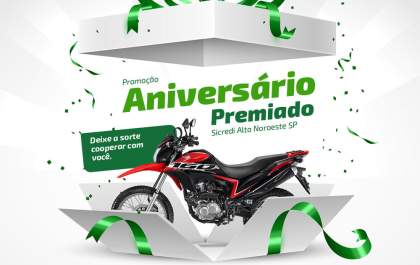 Sicredi de Birigui comemora aniversário com promoção de prêmios