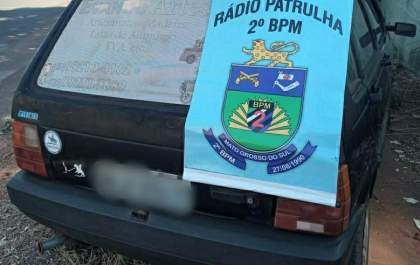 Policiais Militares do 2º Batalhão recuperam veículo furtado em TL