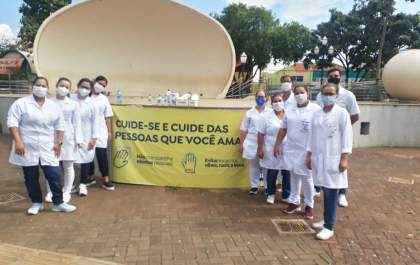 Prefeitura e Etec reforçam conscientização para uso de máscara em via pública