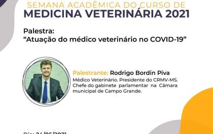 Semana Acadêmica da Medicina Veterinária 2021 da AEMS