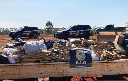 Polícia Civil realiza incineração mais de 3 toneladas de drogas em Bataguassu