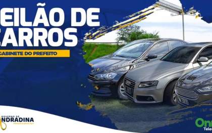 Sem lances, leilão de carros da Prefeitura de Andradina é encerrado