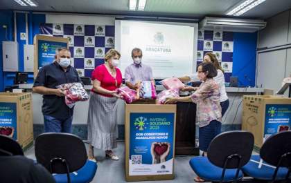 <p>Araçatuba arrecada agasalhos e cobertores na Campanha do Agasalho</p>