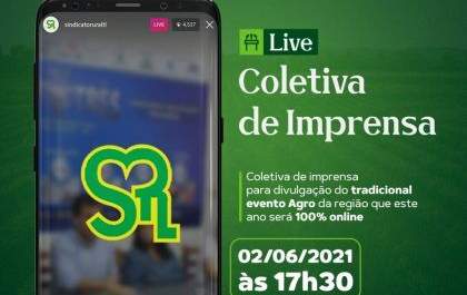 Sindicato Rural de Três Lagoas promove Expotrês 2021 em formato digital