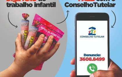 Nesta sexta e sábado tem ação contra o trabalho infantil