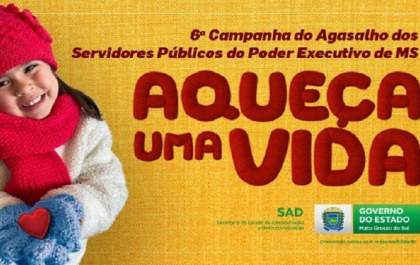 Doações para a campanha “Aqueça Uma Vida” podem ser realizadas até 18 de junho