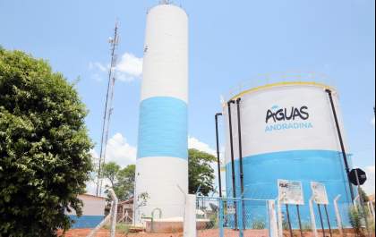 Águas Andradina finaliza importante obra para melhoria no abastecimento de água na cidade