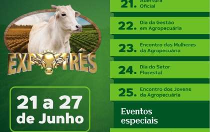 Expotrês 100% digital começa na próxima segunda-feira (21)
