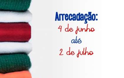 Colégio arrecada agasalhos e cobertores para doar a famílias carentes de Araçatuba