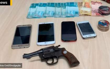 Preso suspeito de dar 5 tiros em casa