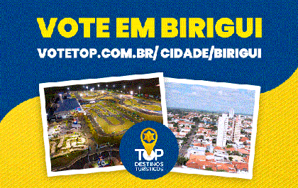 Birigui é finalista do prêmio Top Destinos Turísticos 2021